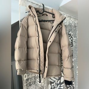 Aritzia Super puff original modern taupe